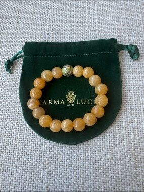 Karma and Luck Golden Yellow Jade Bracelet